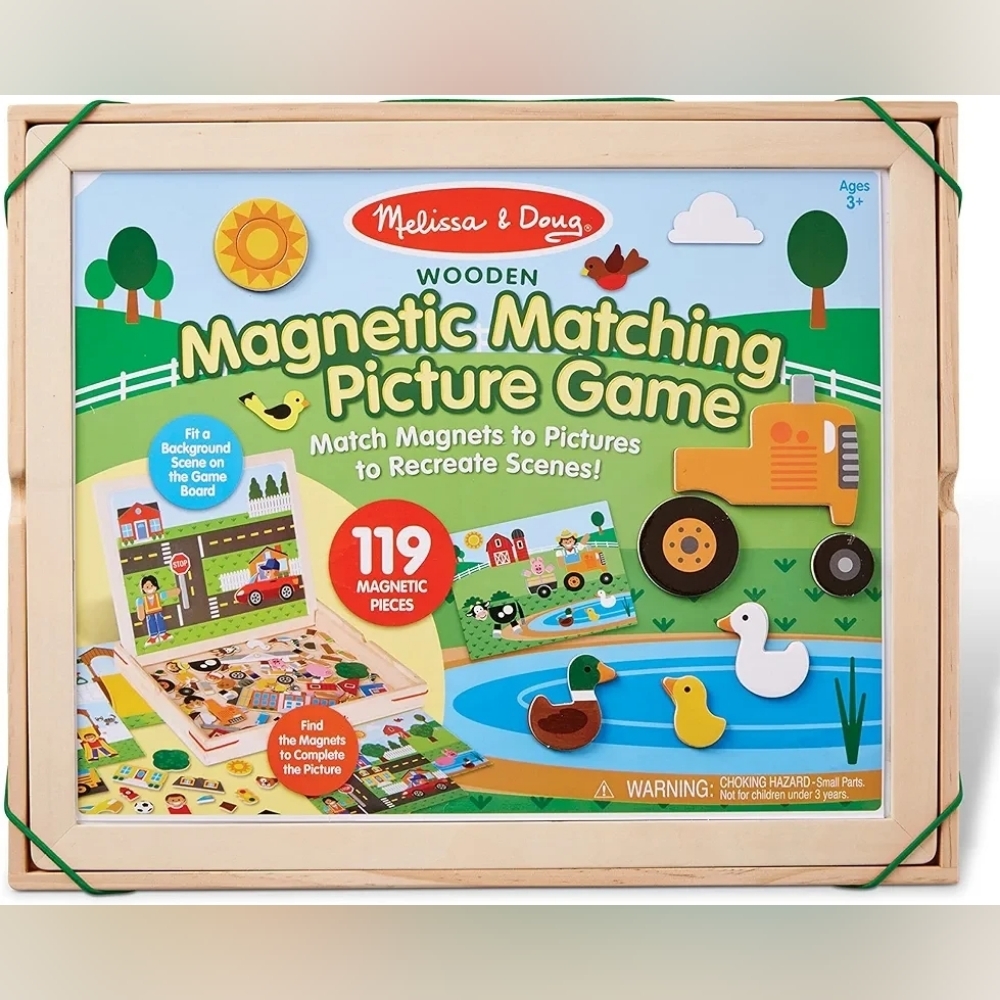 Melissa & Doug Magnetic Matching Picture Set